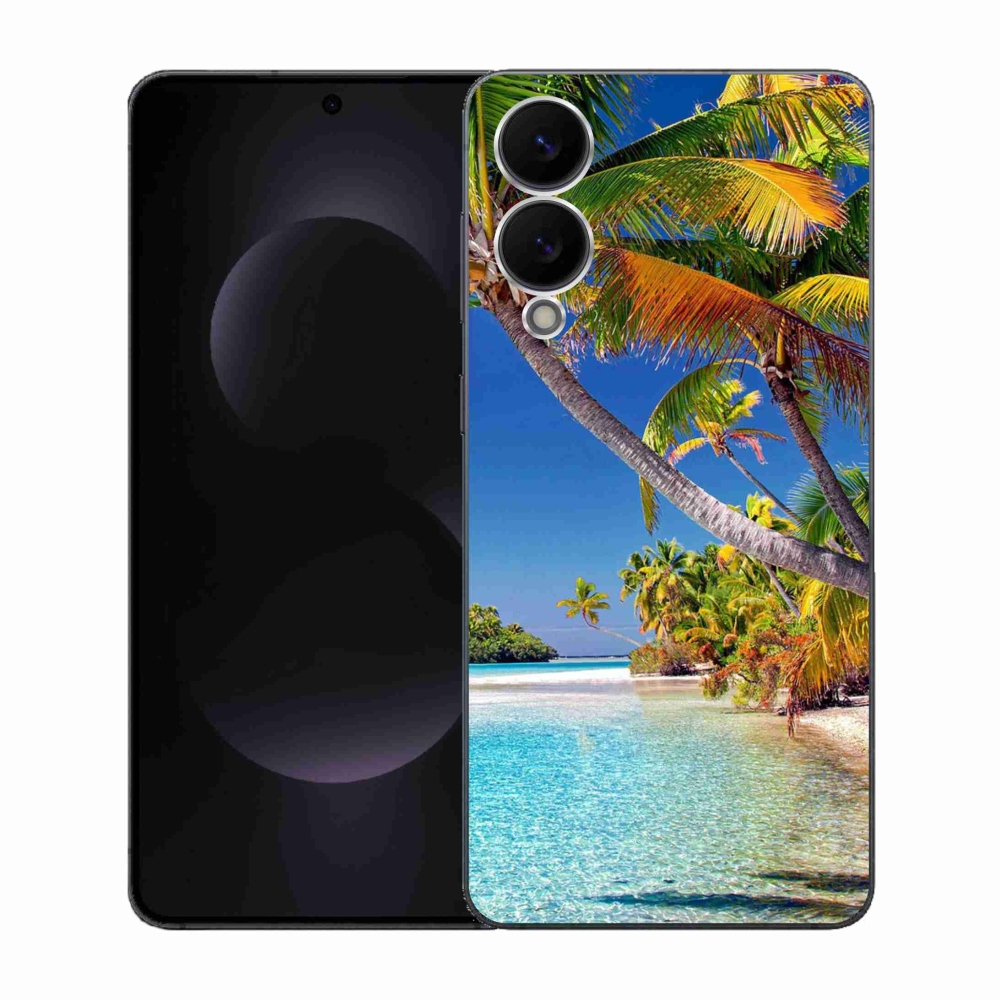 Gél borítás mmCase Samsung Galaxy S25 Edge készülékhez - tengerpart