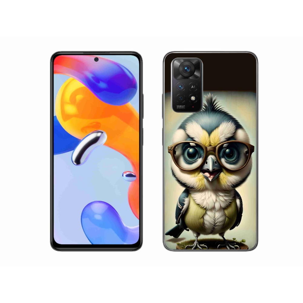 Gél borítás mmCase a Xiaomi Redmi Note 11 Pro 4G/5G - kölyök szemüveggel