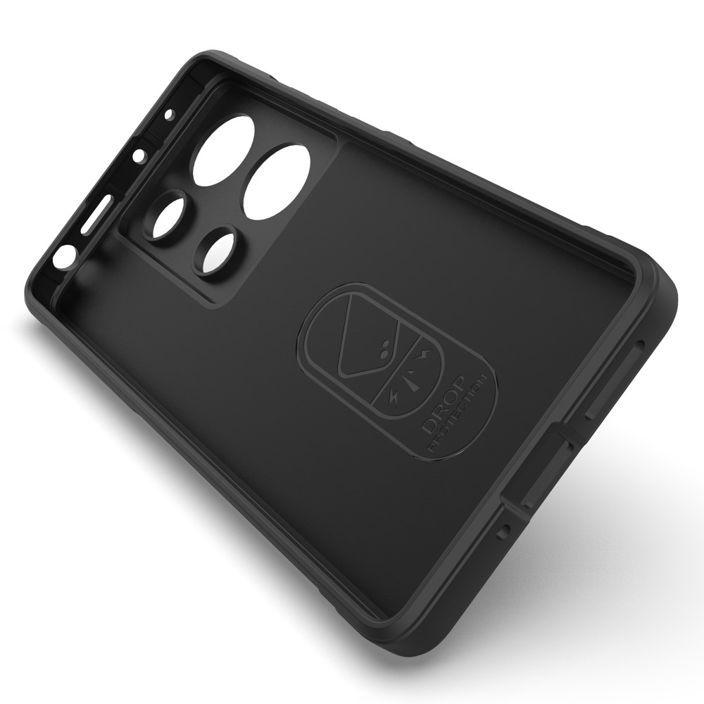 Rugg tartós zselés tok Xiaomi Redmi Note 13 Pro 4G/Poco M6 Pro - fekete