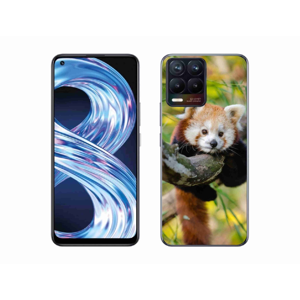 Gél borítás mmCase a Realme 8 Pro készülékhez - pandavörös