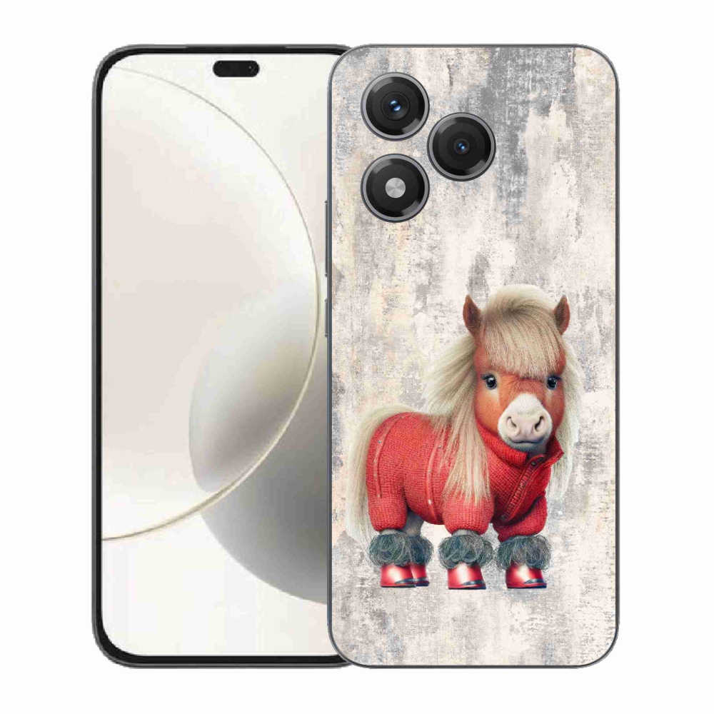 Zselés borítás mmCase a Honor 400 Lite-hoz - póni pulóverben