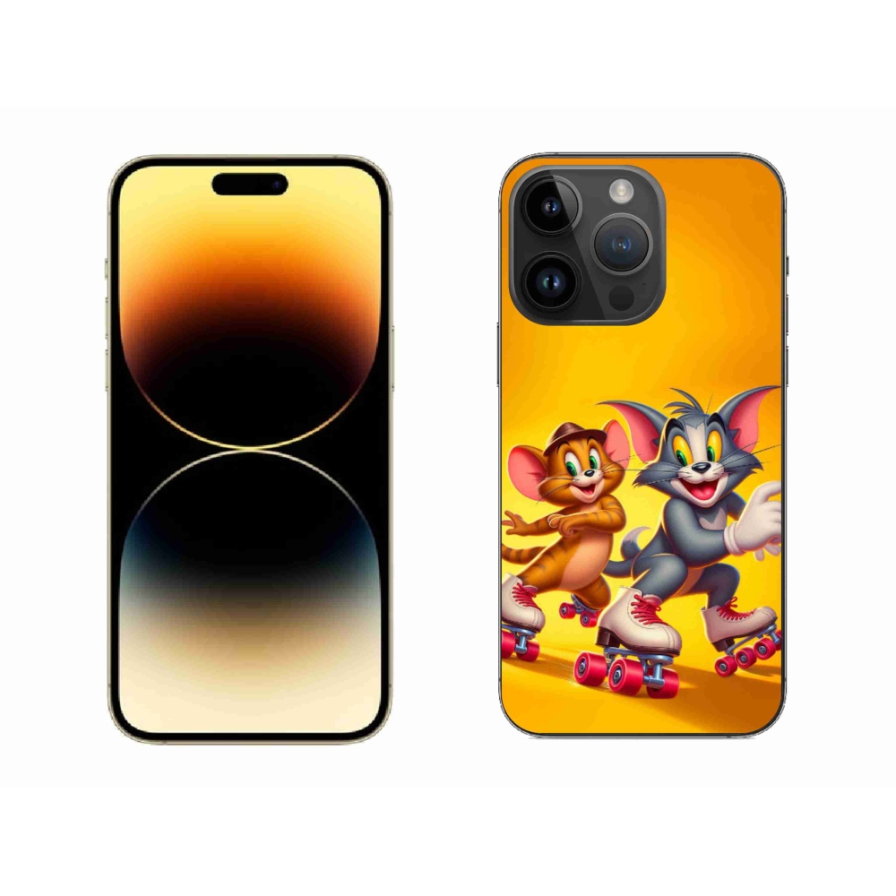 Zselés borítás mmCase iPhone 14 Pro Max 6.7 készülékhez - tom a jerry