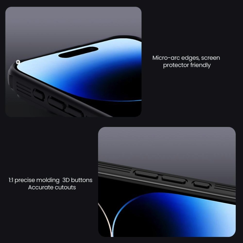 Nillkin CamShield PRO mágneses hátlap Apple iPhone 16 Pro készülékhez Fekete