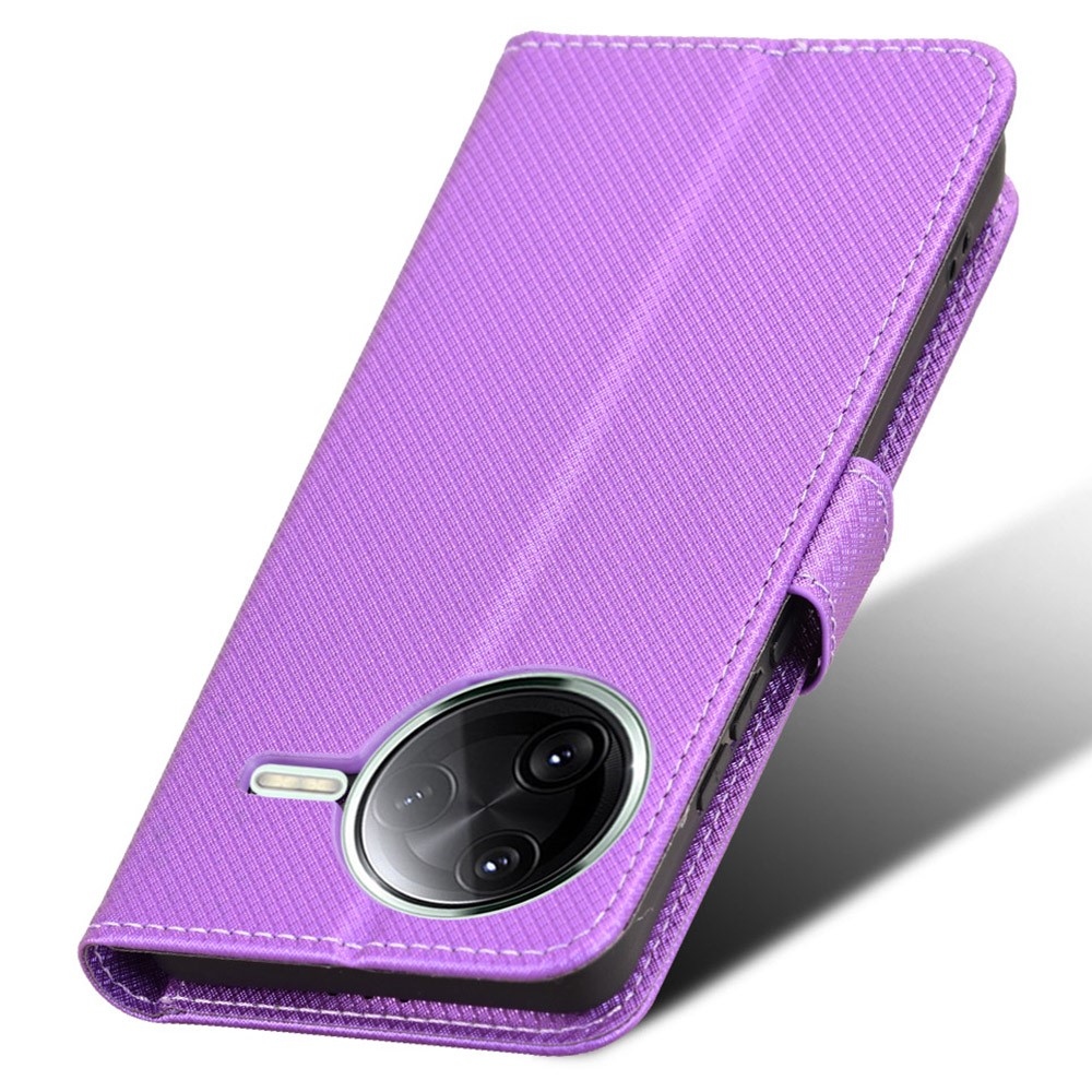 Gyémánt könyv tok a Xiaomi Poco F7 Pro 5G/Poco F7 Ultra 5G készülékhez - lila