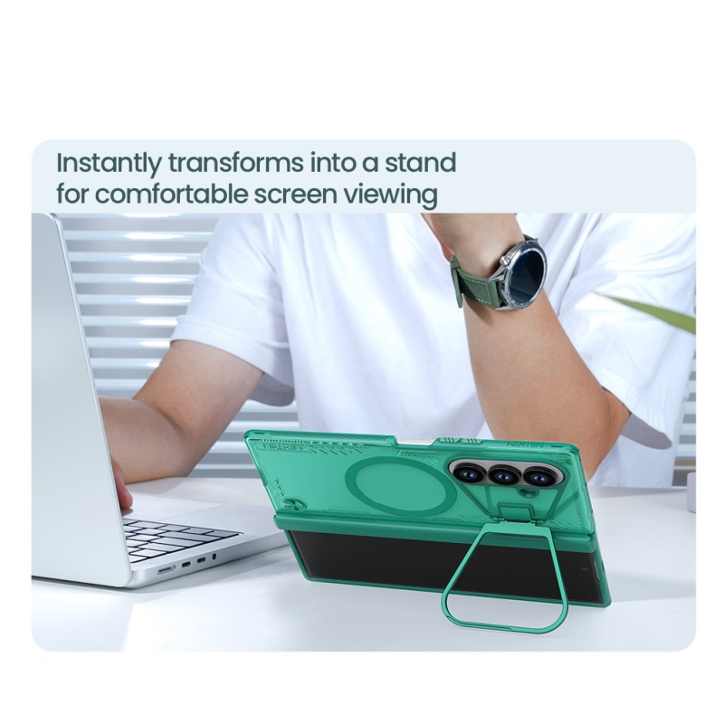 Nillkin Iceblade Prop mágneses borító Samsung Galaxy Z Fold 7 zöld