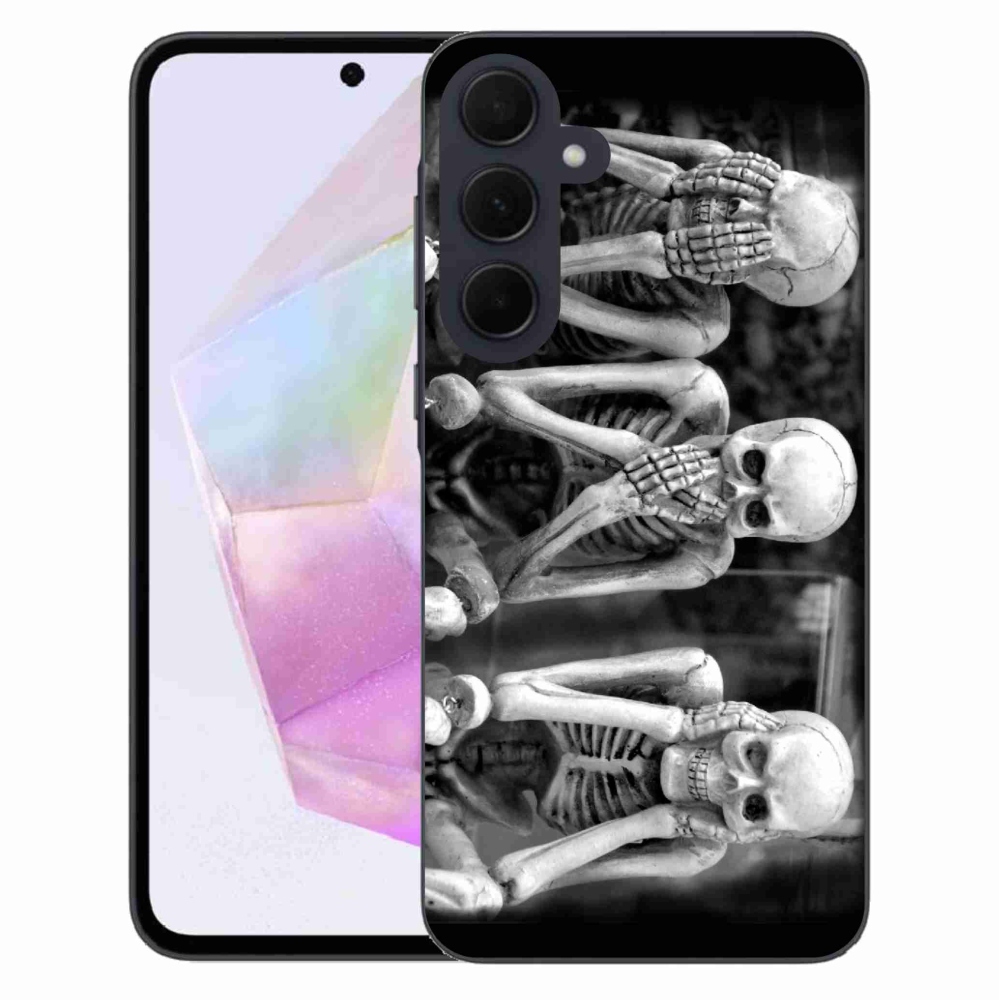 Gél védőhuzat mmCase Samsung Galaxy A35 5G - csontvázakhoz