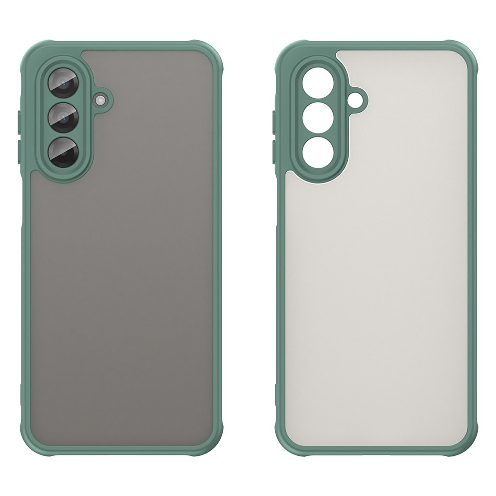 Zselés tok kemény hátlappal Samsung Galaxy A17 4G/5G - zöld