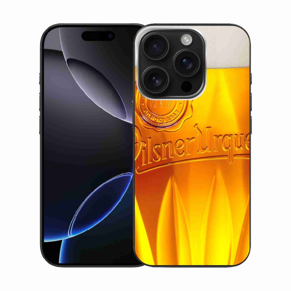 Zselés borítás mmCase iPhone 16 Pro készülékhez - sör