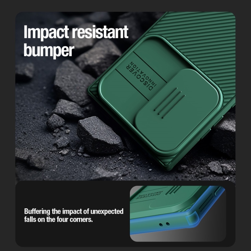 Nillkin CamShield PRO mágneses hátlap a Samsung Galaxy S24 Ultra Fekete készülékhez