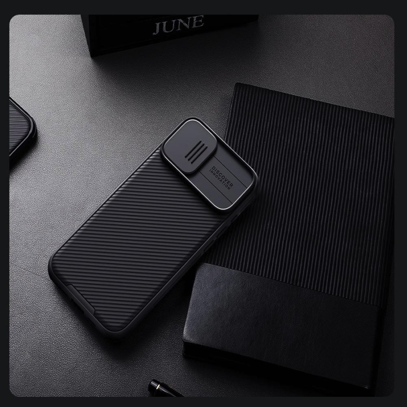 Nillkin CamShield PRO mágneses hátlap Apple iPhone 16-hoz Fekete