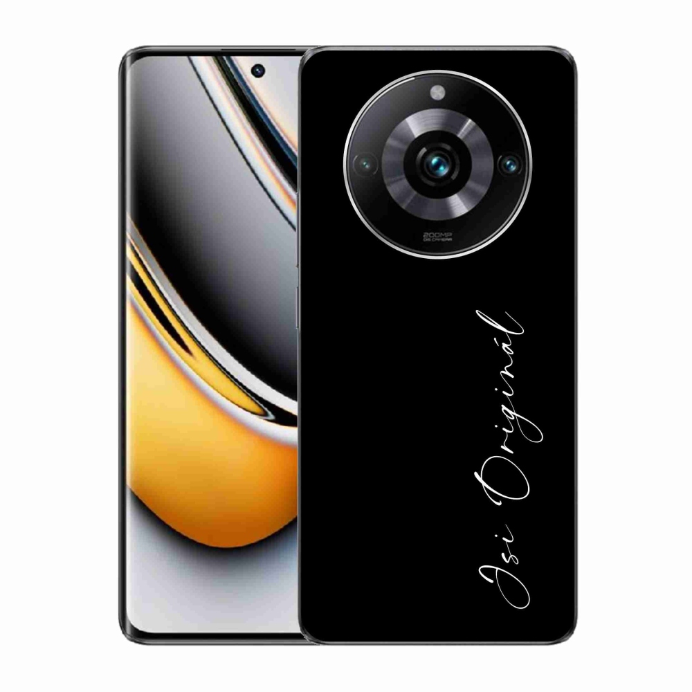 Gél borítás mmCase a Realme 11 Pro/11 Pro+ - Ön az eredeti fekete háttérrel