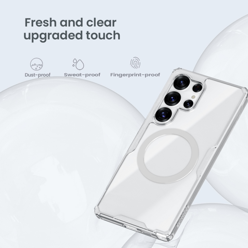 Nillkin Nature TPU PRO mágneses borító Samsung Galaxy S25 ultra átlátszóhoz