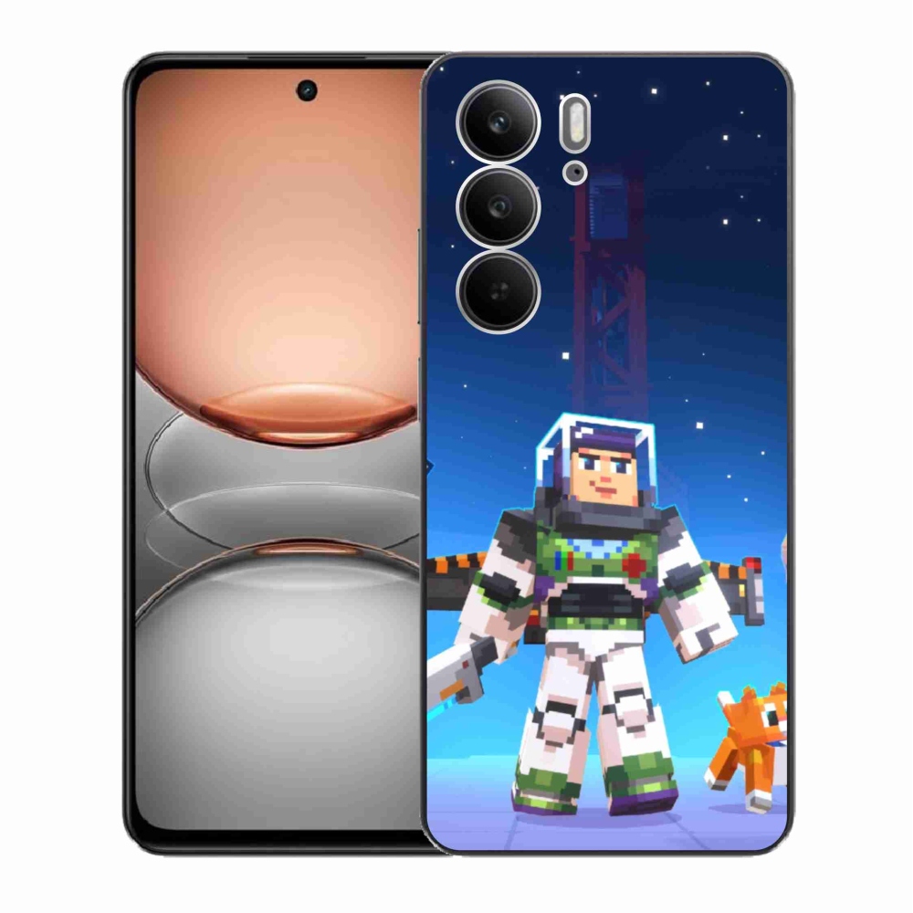 Gél borító mmCase a Realme C75 készülékhez - minecraft 2