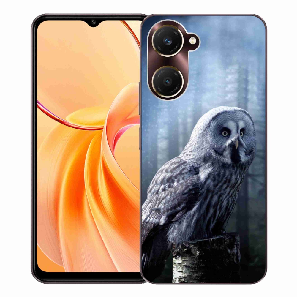 Zselés borítás mmCase a Vivo Y28s 5G készülékhez - bagoly