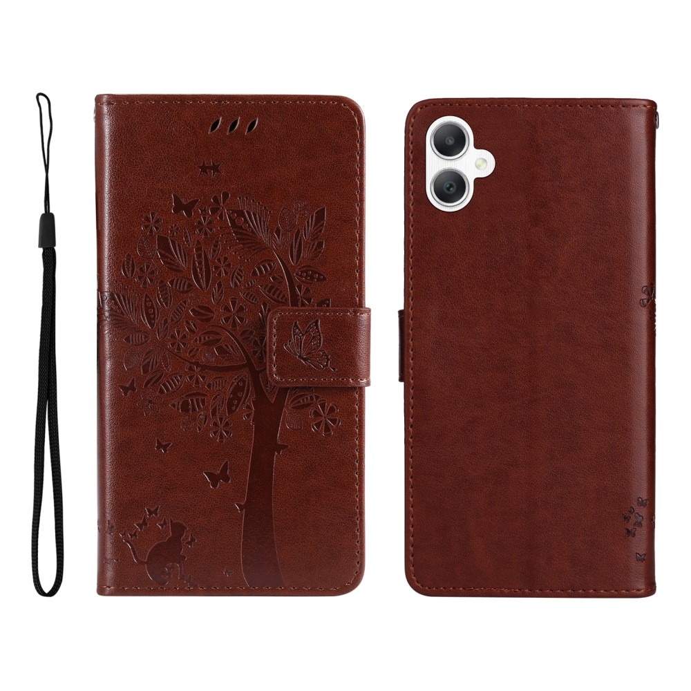 Fák könyve tok Samsung Galaxy A06 4G - barna színben