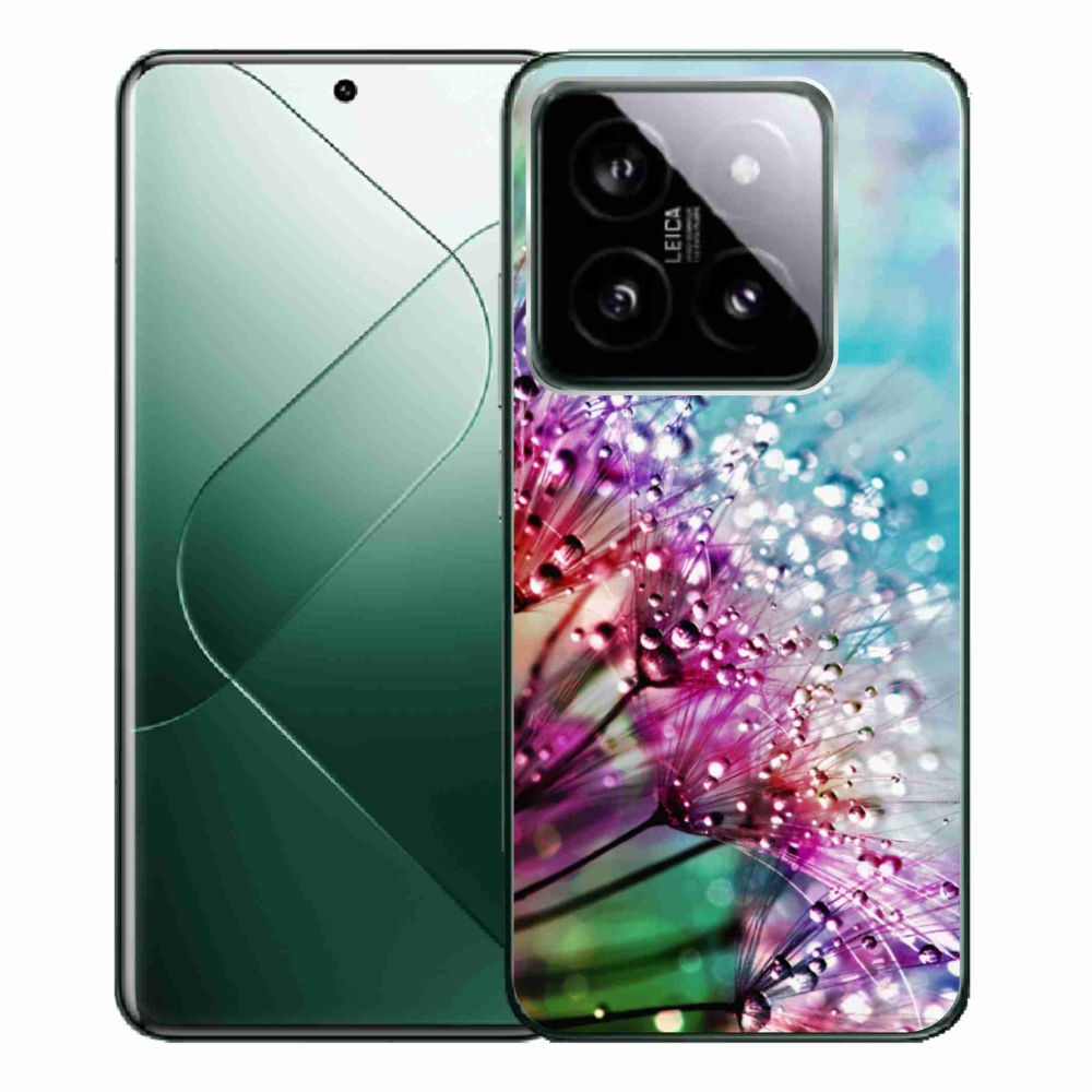 Gél borító mmCase a Xiaomi 14 Pro-hoz - színes virágok
