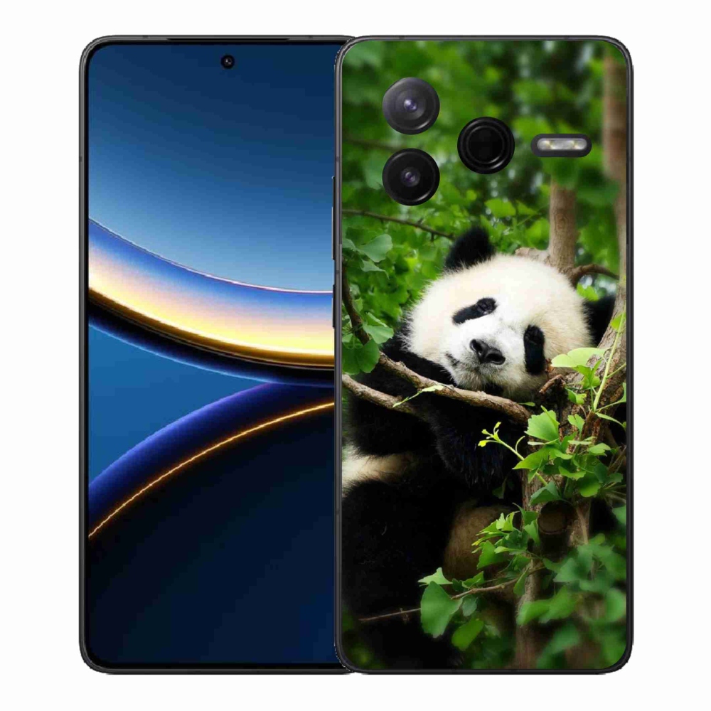 Gél borítás mmCase a Xiaomi Poco F7 Pro számára - panda
