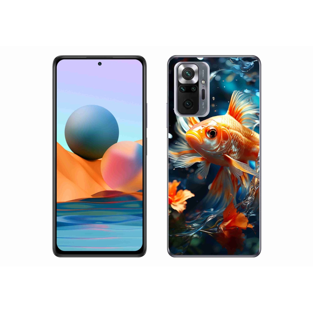 Gél borítás mmCase a Xiaomi Redmi Note 10 Pro számára - hal