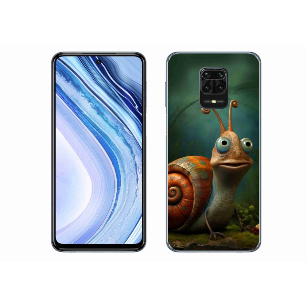 Gél borítás mmCase a Xiaomi Redmi Note 9 Pro készülékhez - csiga
