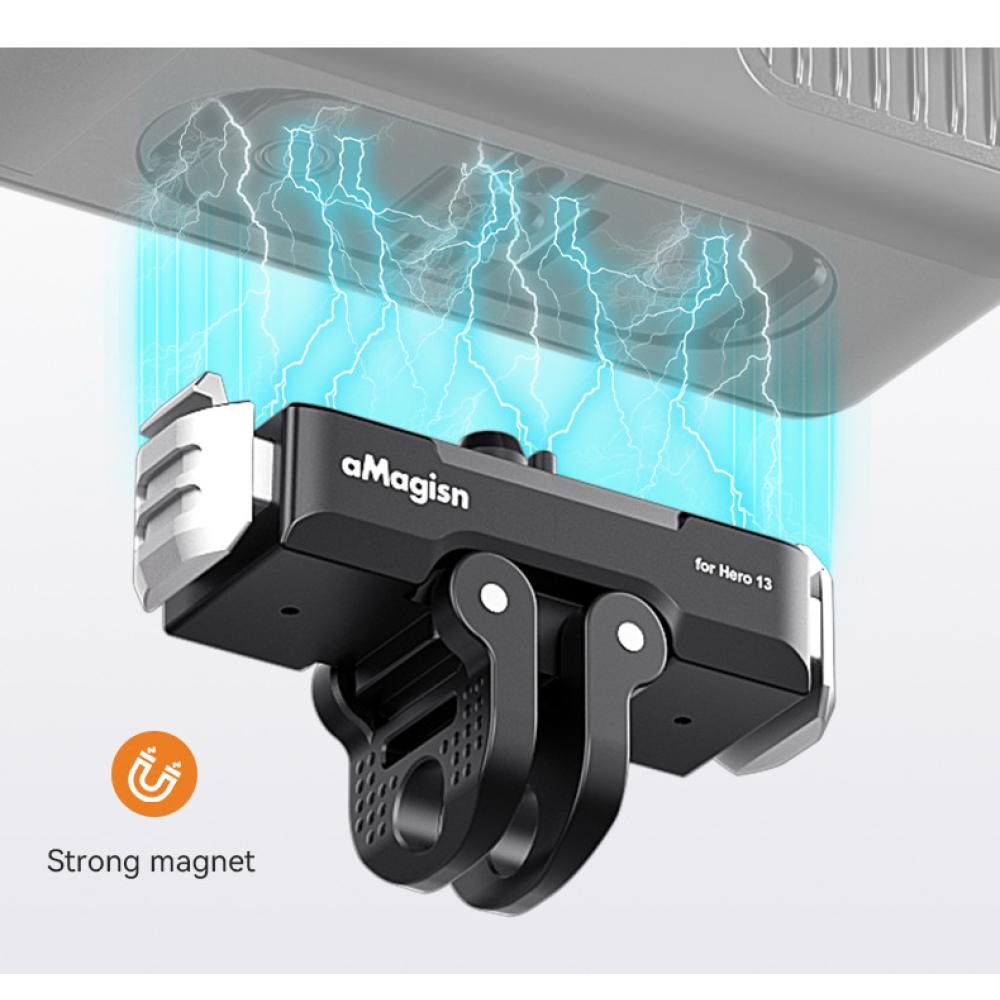AMAGISN mágneses gyorskioldós tartó fém talppal GoPro Hero13-hoz