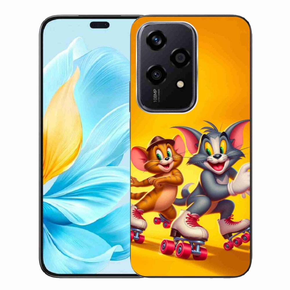 Zselés borítás mmCase a Honor 200 Lite 5G számára - tom a jerry