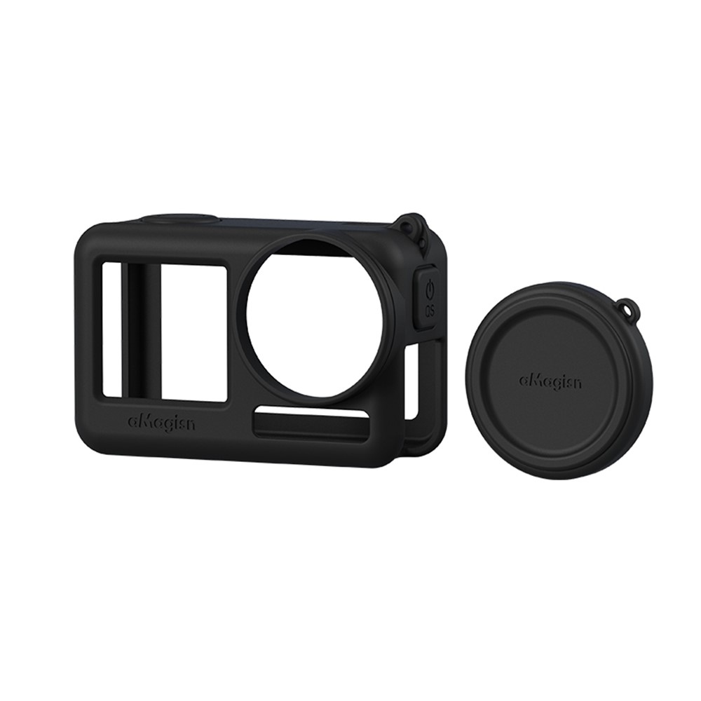 AMAGISN szilikon védőtok DJI Osmo Action 4 és Action 3 kamerákhoz - fekete