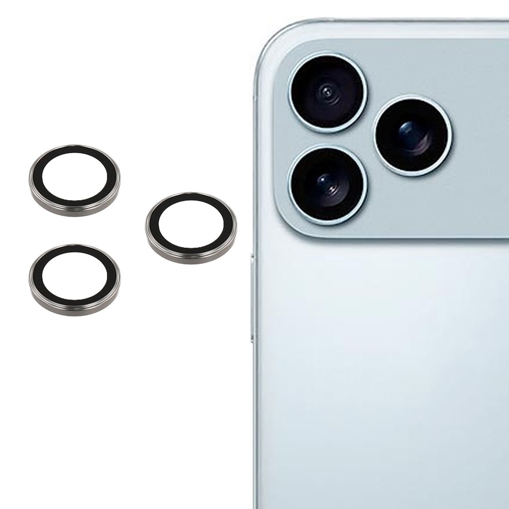 Ultra HD kamera lencse üveg iPhone 17 Pro/17 Pro Max készülékhez (különálló szemüveg) - szürke