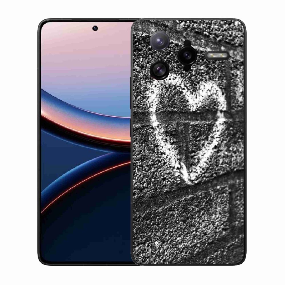 Gél borítás mmCase a Xiaomi Poco F7 Ultra számára - szív a falon