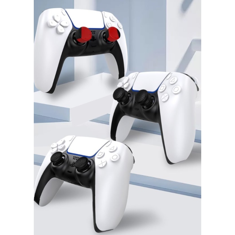 iPega P5006 Szilikon vezérlőpálca burkolatok PS5-hez 6db Fekete/Vörös