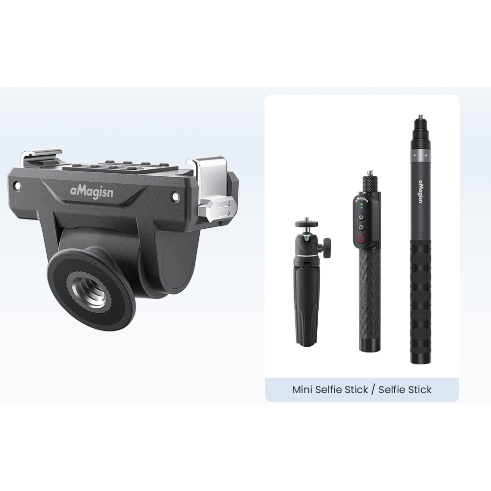 AMAGISN Kétoldalas, állítható gyorskioldó adapter DJI Osmo Action 6-hoz