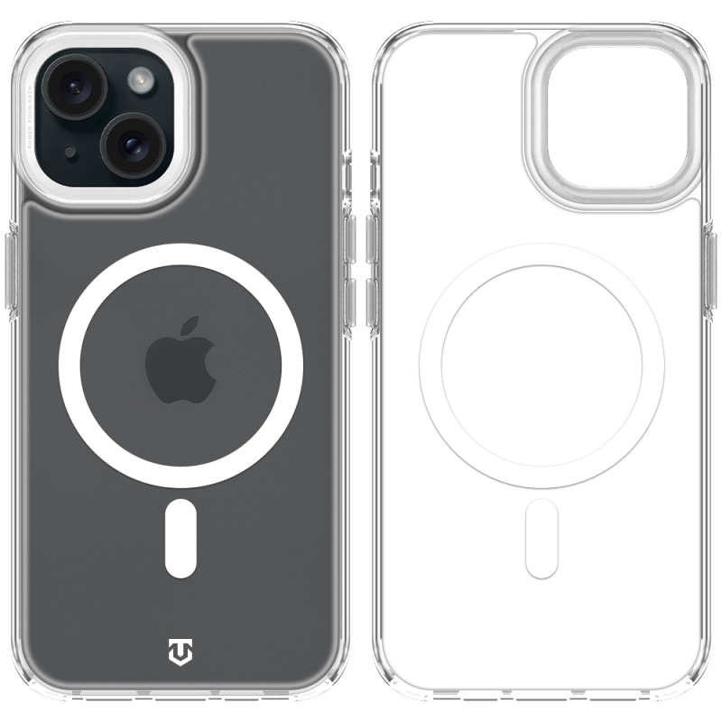 Tactical MagForce 2.0 tok az Apple iPhone 15-hez, ezüst színben