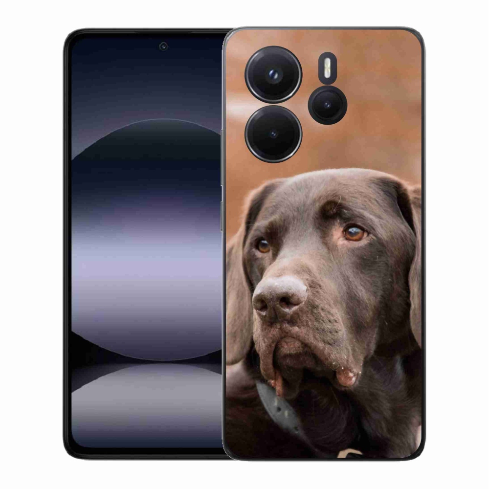 Gél borítás mmCase a Xiaomi Redmi Note 14-hez - barna labrador
