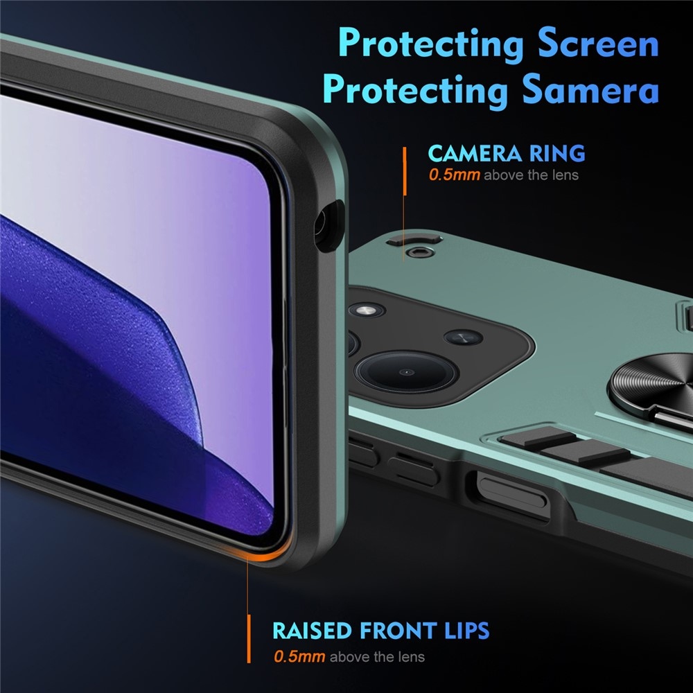 Defend tartós borító Xiaomi Redmi 15C 4G (171mm)/Poco C85 4G (171mm) - zöld