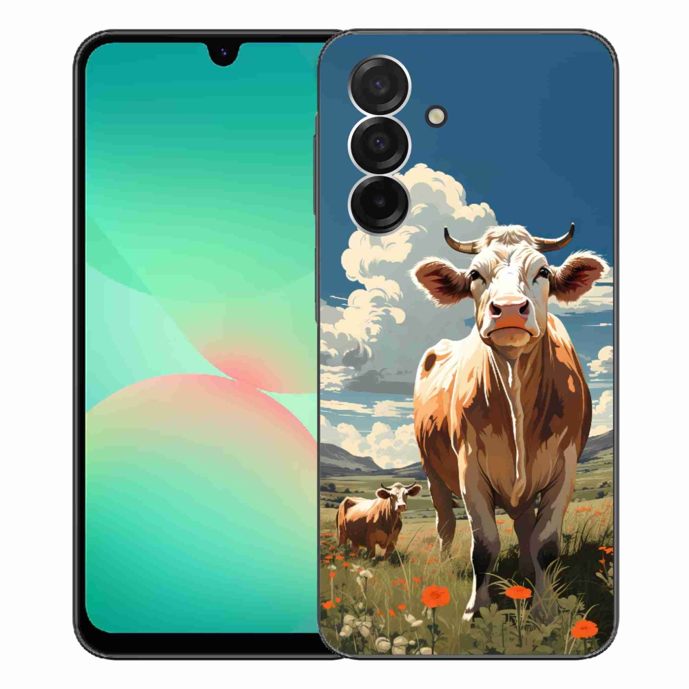 Zselés borítás mmCase Samsung Galaxy A26 5G - tehenek a réten