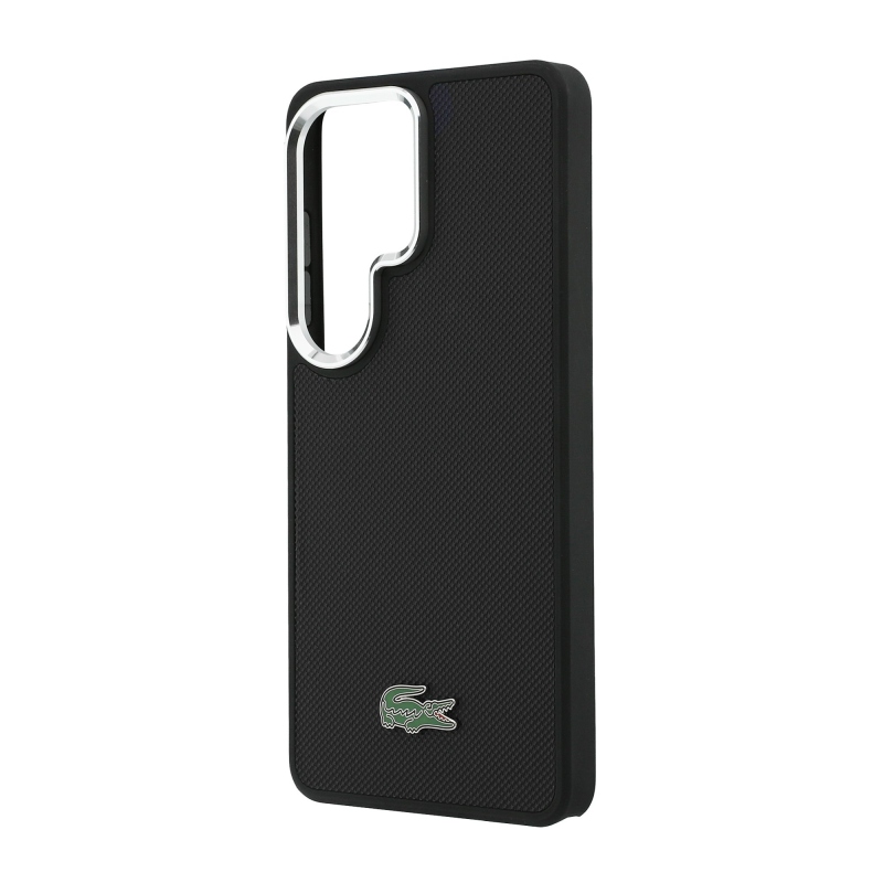 Lacoste Petit Pique fém logós mágneses hátlap Samsung Galaxy S26 Ultra fekete