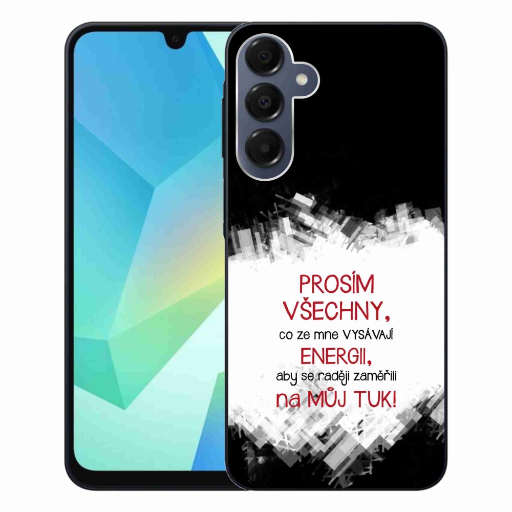 Gél borító mmCase Samsung Galaxy A16 4G/5G - vicces szöveg 1 piros