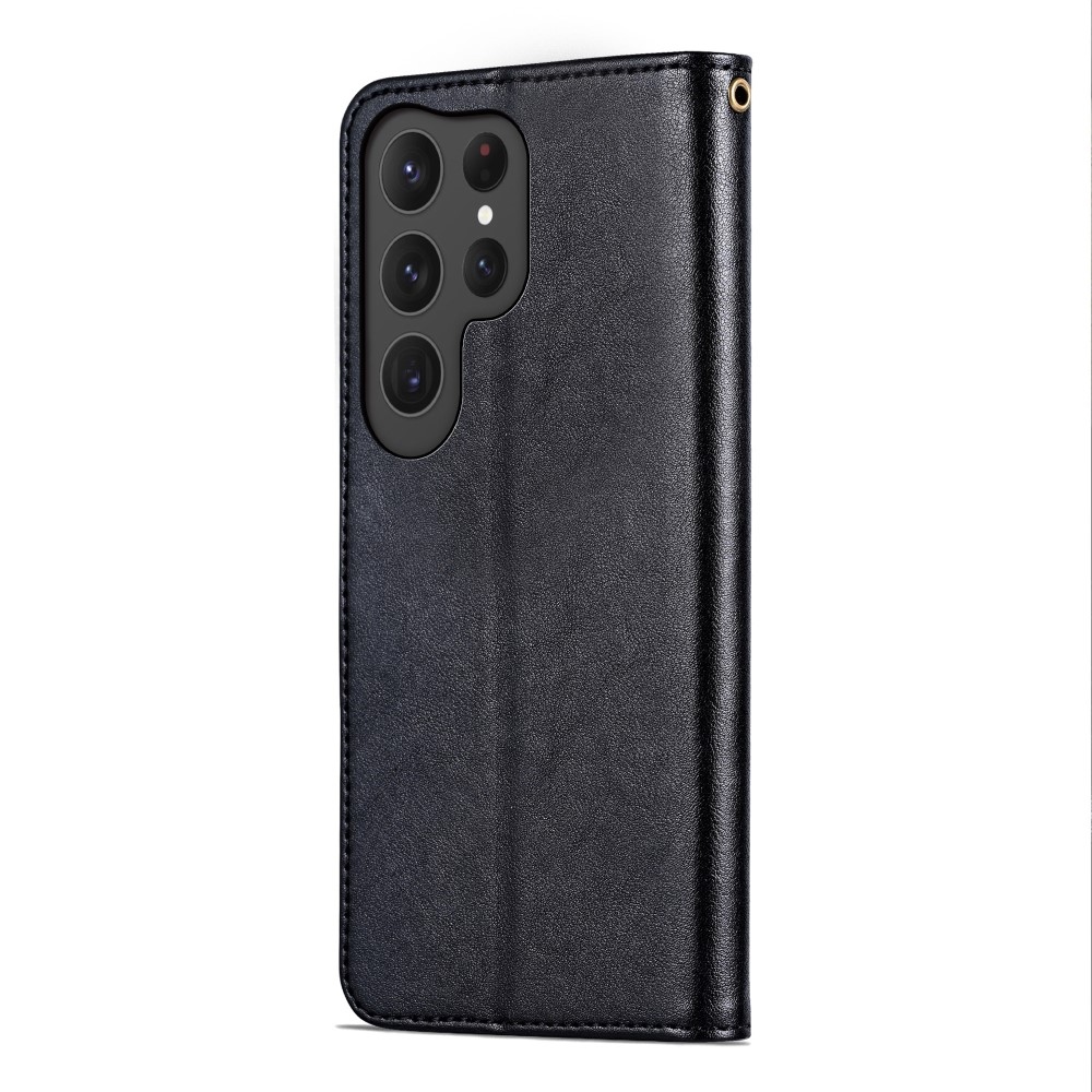 AZNS könyv tok Samsung Galaxy S25 Ultra készülékhez - fekete