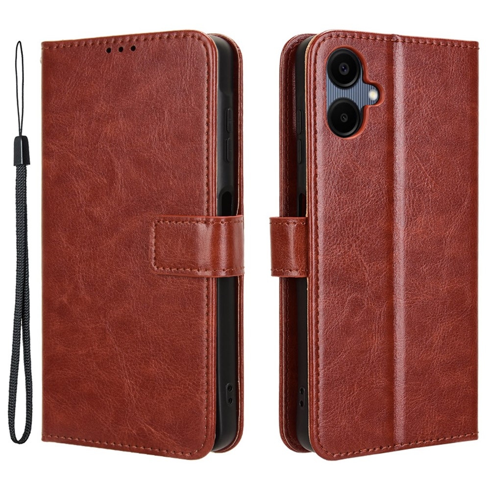 Őrült könyves tok Samsung Galaxy A06 4G - barna