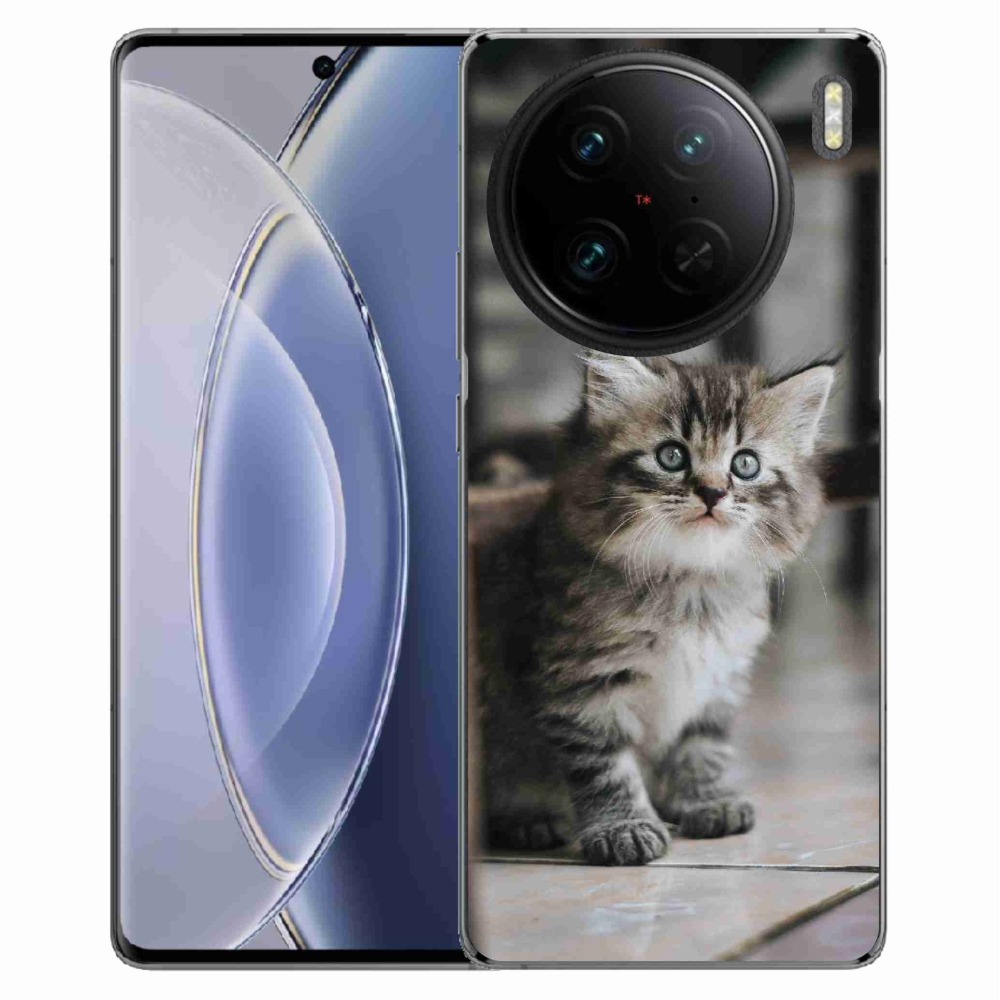 Zselés borítás mmCase a Vivo X90 Pro készülékhez - cica