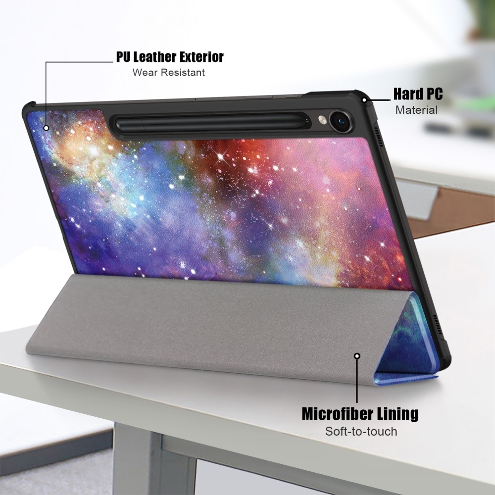 Nyomtatás intelligens záró tok Samsung Galaxy Tab S9 FE/Tab S10 FE - space