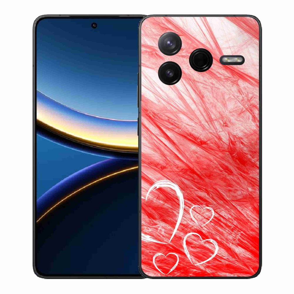 Gél borítás mmCase a Xiaomi Poco F7 Pro készülékhez - szív