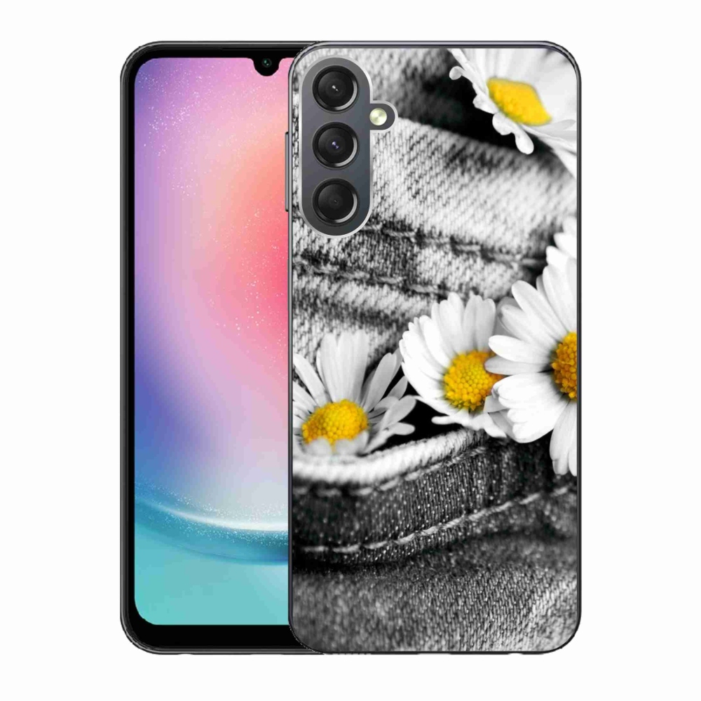 Gél tok mmCase Samsung Galaxy A24 készülékhez - margaréták