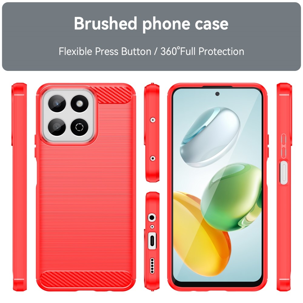 Szénálló zselés tok a Honor Smart 200 5G készülékhez - piros