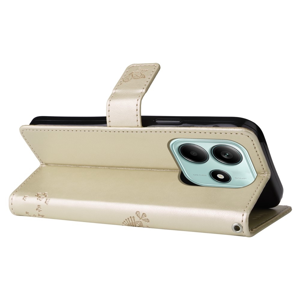 Fák könyve tok Xiaomi Redmi Note 14 5G - arany színű