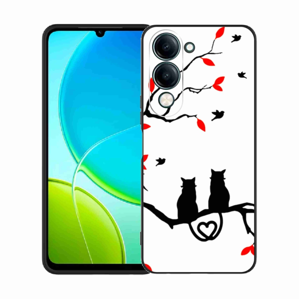 Gél borító mmCase a Vivo Y29s 5G-hez - macska szeretet
