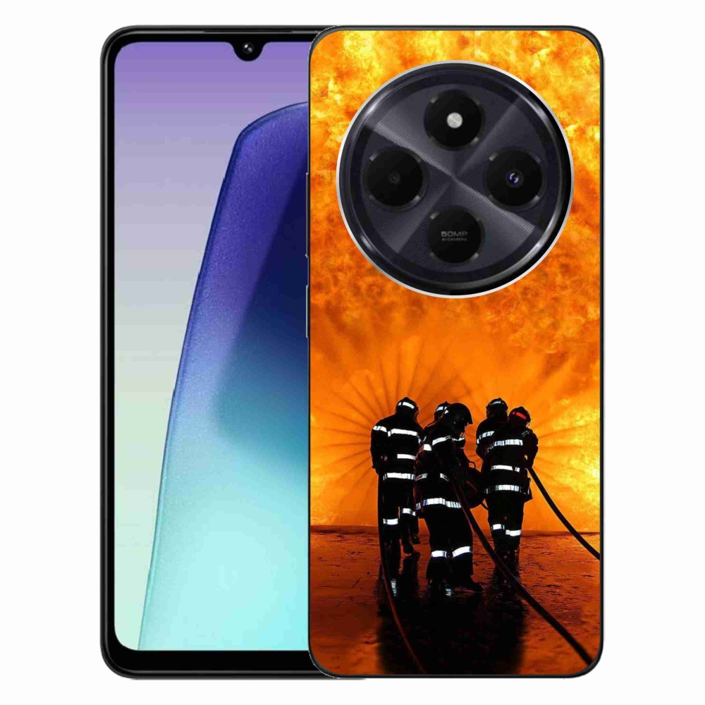 Gél borítás mmCase a Xiaomi Redmi 14C/Poco C75-hez - tűz