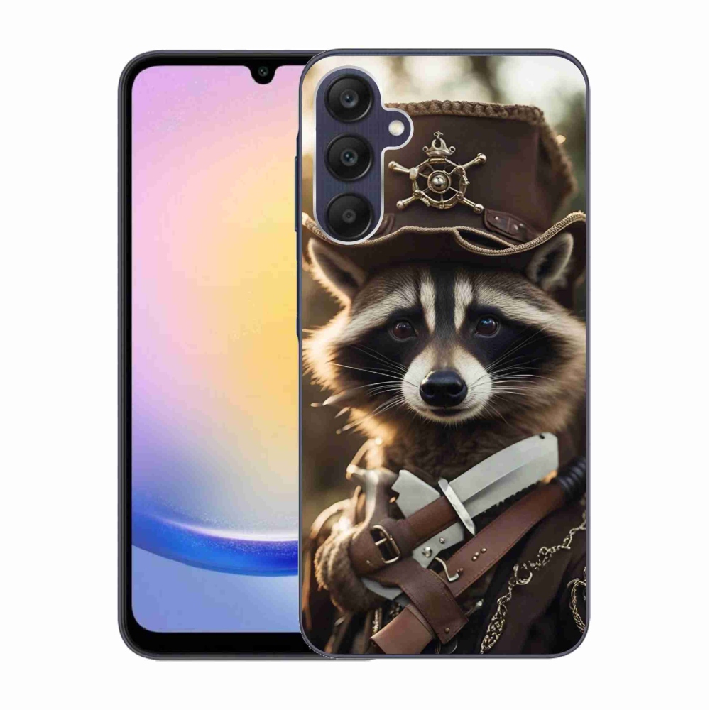 Zselés borítás mmCase Samsung Galaxy A25 5G - mosómedve egyenruhában