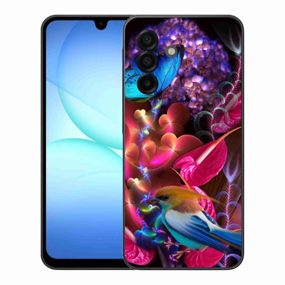 Zselés borítás mmCase Samsung Galaxy A17 4G/5G - színes virágok