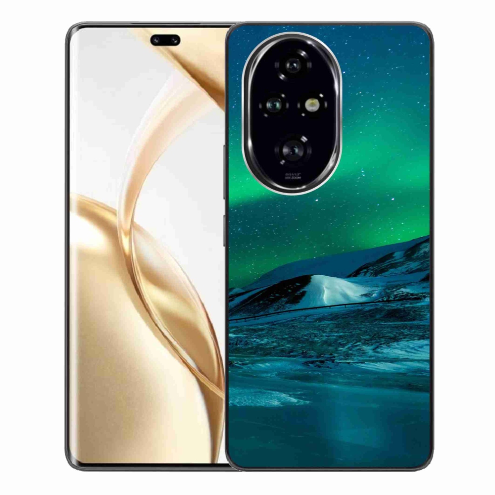 Zselés borítás mmCase a Honor 200 Pro 5G készülékhez - sarki fény