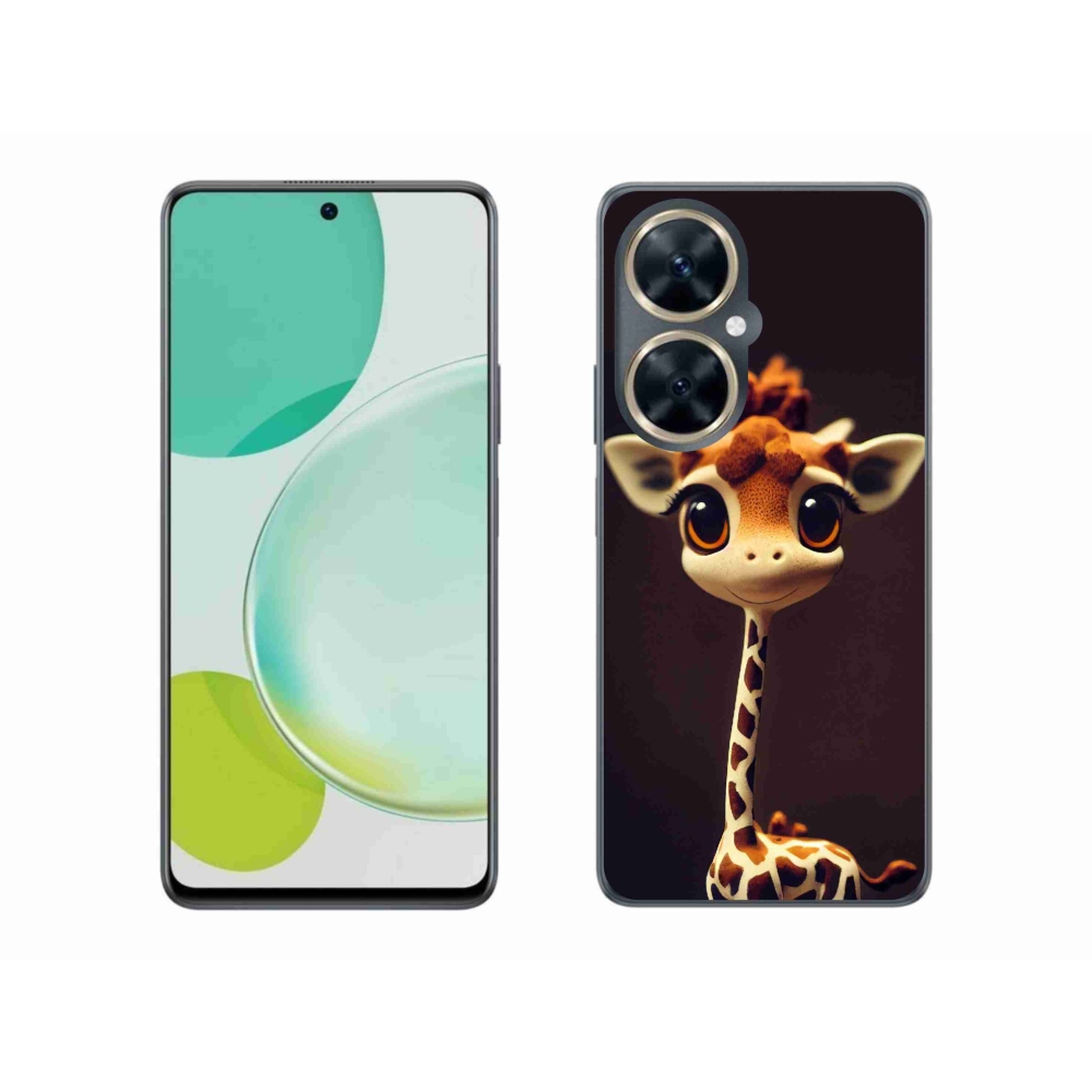 Gél borítás mmCase a Huawei Nova 11i készülékhez - kis zsiráf